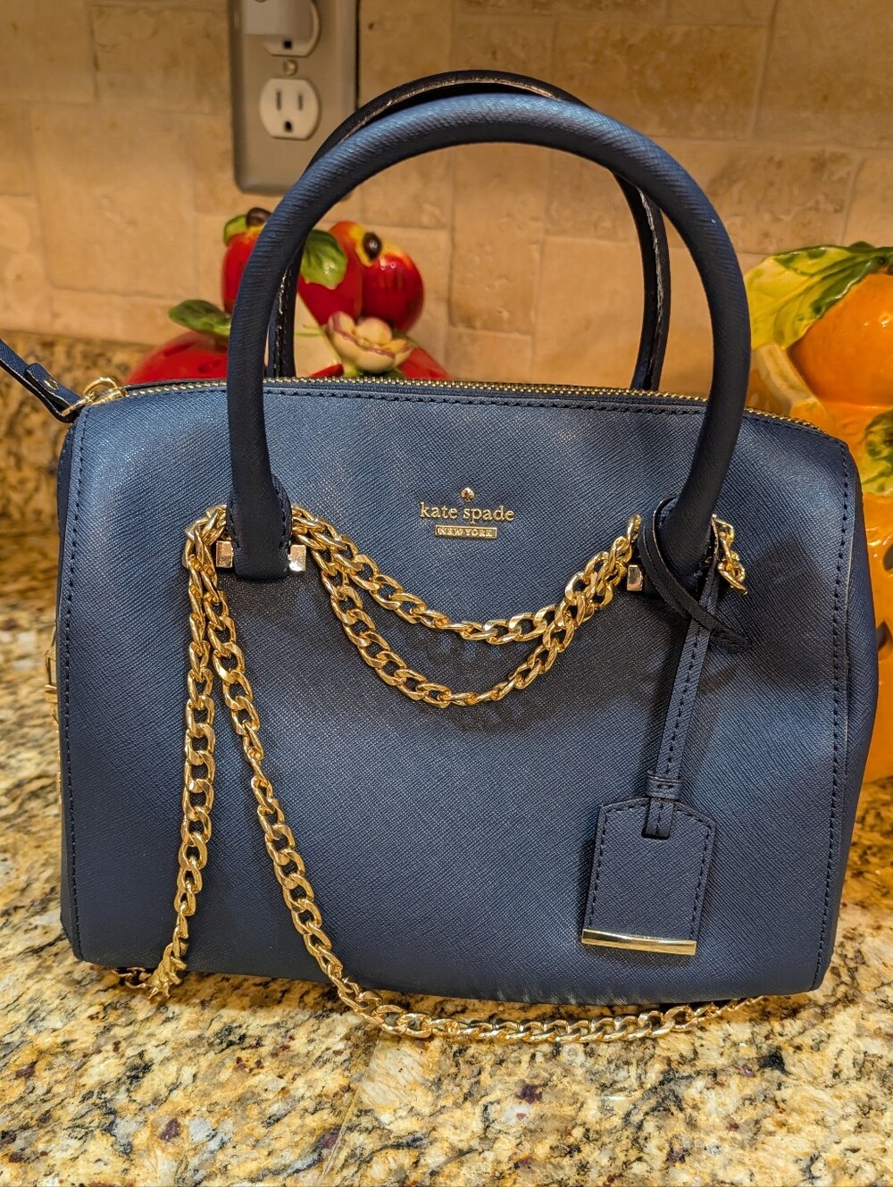 Kate Spade Cameron Street Lane Satchel with gold hardware... EUC